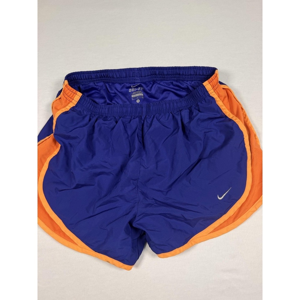 Nike Shorts Womens Small Blue Orange Dri-FIT Running 3.5 Lightweight Athletic